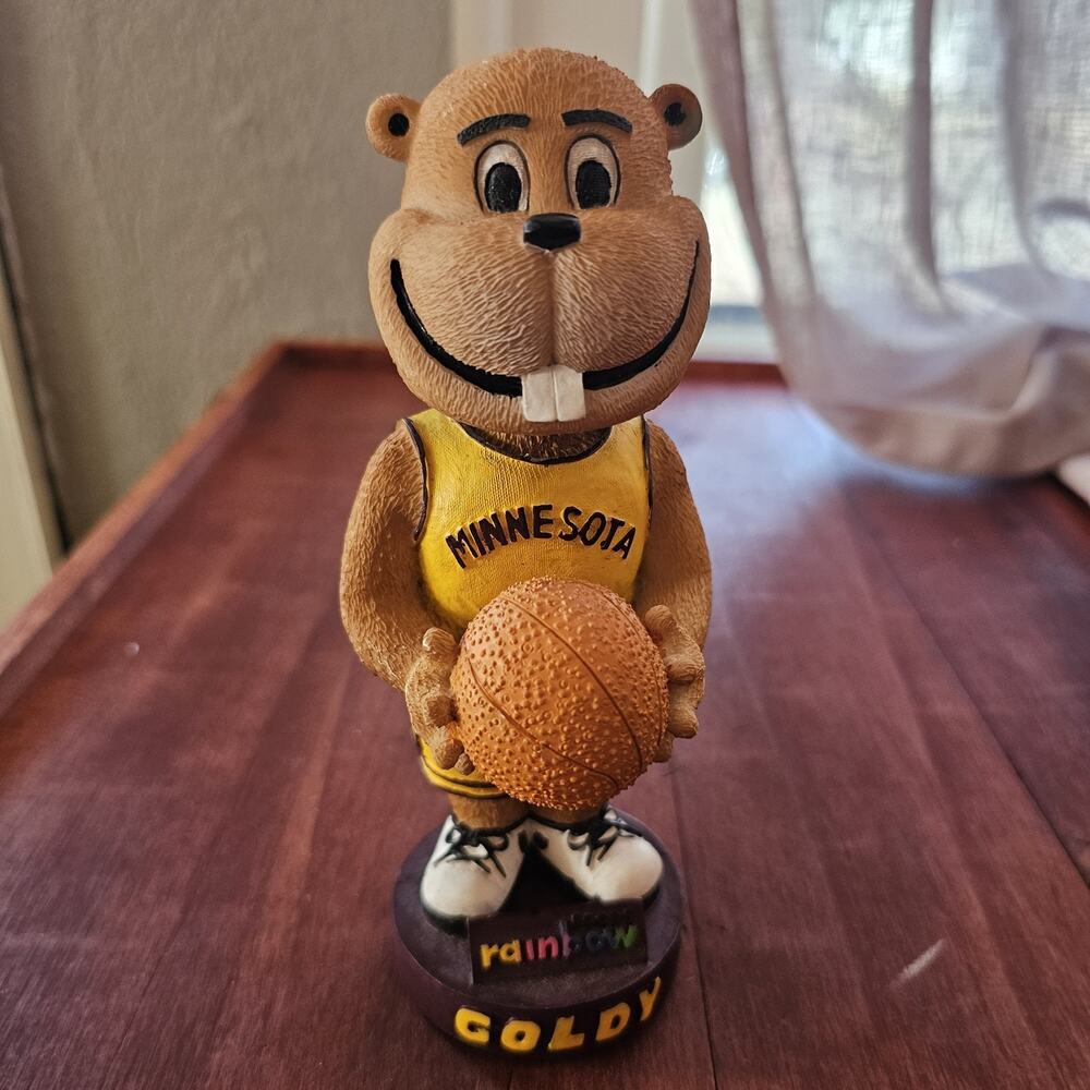 Goldy University of Minnesota Golden Gophers College NCAA Big 10 Bobblehead